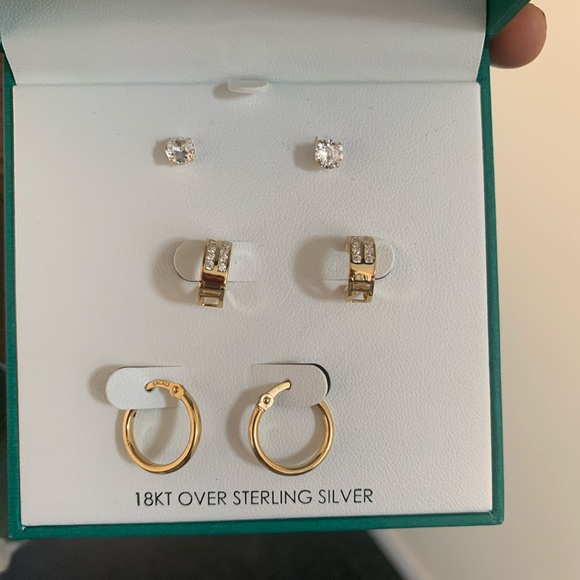 Rachel Zoe 18kt gold plated earrings - Picture 4 of 4